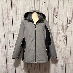 Free Country Gray‎ and Black Snow Jacket